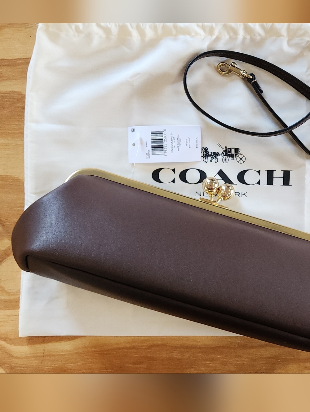 Coach Kisslock Frame Bag 30 - Picture 2 of 8
